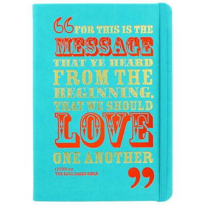 A5 Case Bound PU Love One Another Notebook image number 1