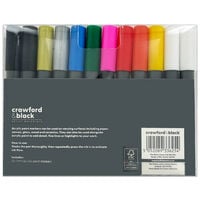 Crawford & Black Paint Markers: Pack of 12