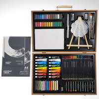 Crawford & Black Mixed Media Art Set: 100 Piece Set