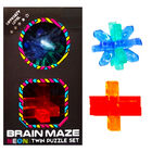 Neon Brain Maze Twin Puzzle Set - Assorted image number 4