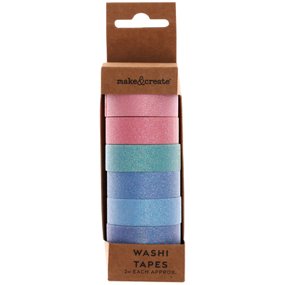 Glitter Ombre Washi Tape: Pack of 6 image number 3