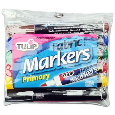 Tulip Primary Fabric Markers: Pack of 6 image number 1