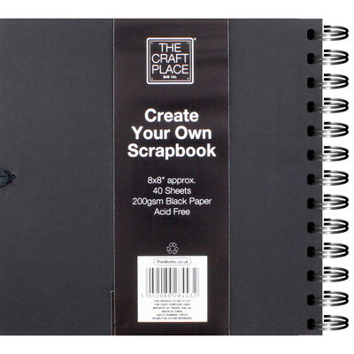Create Your Own Black Scrapbook - 8 x 8 Inches image number 3