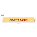 Toblerone Milk Chocolate 100g – Happy 40th image number 2