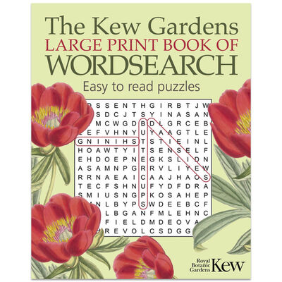 The Kew Gardens Large Print Book of Wordsearch image number 1