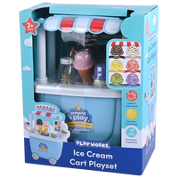 PlayWorks Pretend & Play Ice Cream Cart Playset