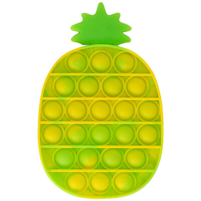 Pineapple Tie Dye Push Popper Fidget Toy: Assorted image number 2