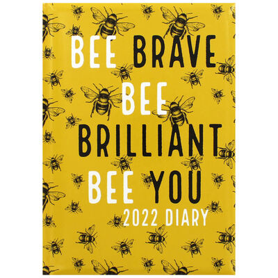 A5 Bee Brave Week to View Diary image number 1