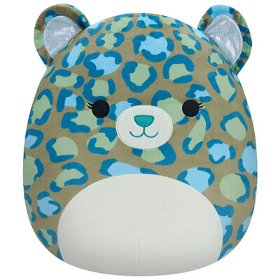 Squishmallows Plush: Enos the Dark Green Leopard image number 1