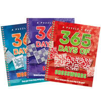 365 Days of Puzzles: 3 Book Bundle