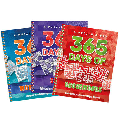 365 Days of Puzzles: 3 Book Bundle image number 1