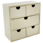 5 Wooden Drawer Chest image number 1