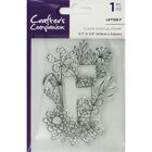 Crafters Companion Clear Acrylic Stamp - Floral Letter F image number 1
