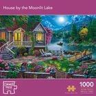 House by the Moonlit Lake 1000 Piece Jigsaw Puzzle image number 1