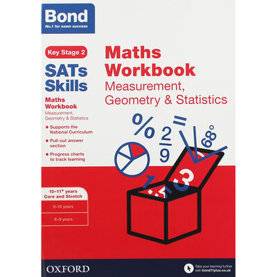Bond SATs Skills: Measurement Geometry and Statistics Workbook image number 1