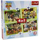 Toy Story 4 4-in-1 Jigsaw Puzzle Set image number 1