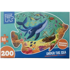 Under the Sea Shape 200 Piece Jigsaw Puzzle image number 1