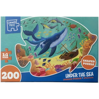 Under the Sea Shape 200 Piece Jigsaw Puzzle