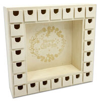 Wooden Square Advent Calendar