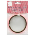 Glow In The Dark Sticky Tape: Pink image number 1