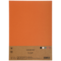 A4 Autumnal Colour Card: Pack of 10