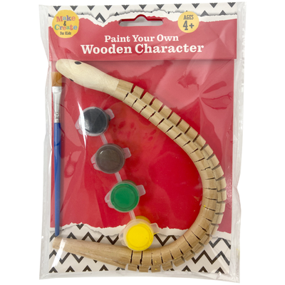 Paint Your Own Wooden Snake image number 1