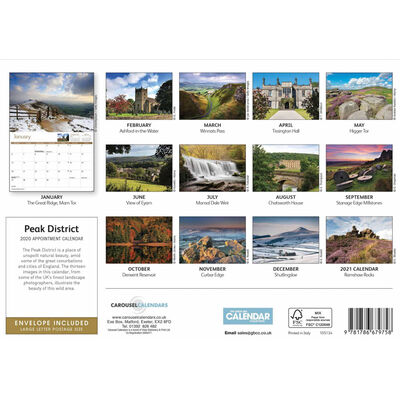 Peak District 2020 A4 Wall Calendar image number 3