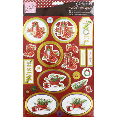 Snowy Outdoors Foiled Decoupage image number 1