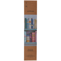 Paint by Numbers: Floral Bookshelf
