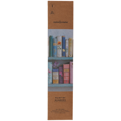 Paint by Numbers: Floral Bookshelf image number 1
