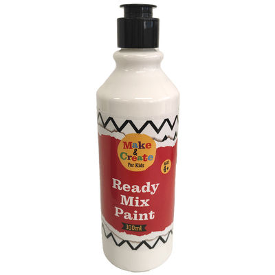 Ready Mix White Paint: 300ml image number 1