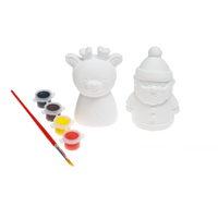 Paint Your Own Festive Ceramic Characters