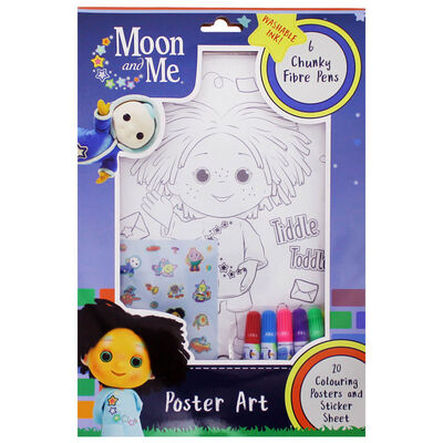 Moon & Me Poster Art Colouring Set image number 1