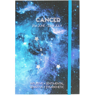 Zodiac Collection Cancer Lined Notebook image number 1