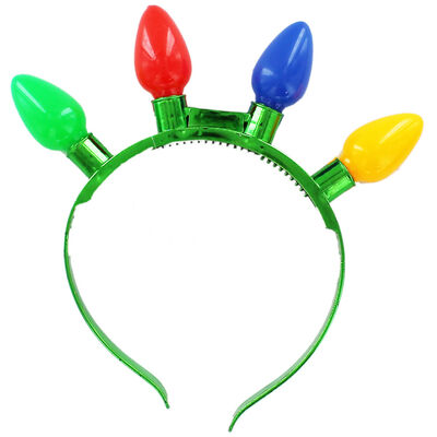 LED Festive Flashing Headband image number 1