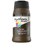 System 3 Acrylic Paint: Raw Umber 500ml image number 1