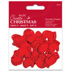 Christmas Mini Mittens Wooden Shapes: Pack of 30 image number 1