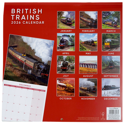 Trains 2026 Calendar & Diary Set image number 4