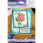 Crafter's Companion Collage Photopolymer Stamp - Beautiful Peony image number 1