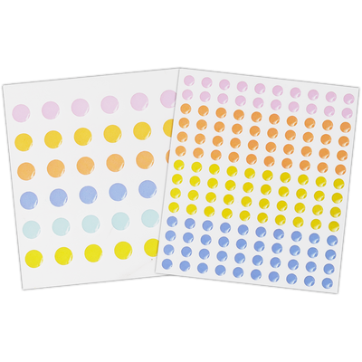 Pastel Enamel Dots: Pack of 176 image number 1