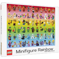 LEGO Minifigure Rainbow 1000 Piece Jigsaw Puzzle