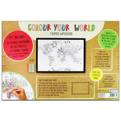 Colour Your World Framed Wipeboard image number 3