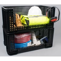 Really Useful 64 Litre Open Front Crate - Black