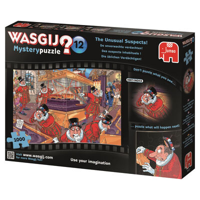 Wasgij Mystery 12 The Unusual Suspects 1000 Piece Jigsaw Puzzle image number 3