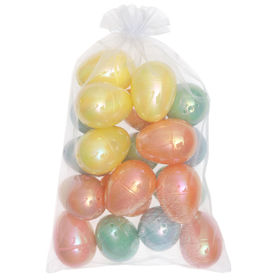 Fillable Pearl Easter Eggs: Pack of 20 image number 1