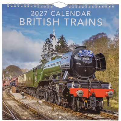 British Trains Square Calendar 2027 image number 1