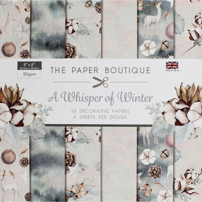 A Whisper of Winter Paper Pad - 8x8 Inch image number 1