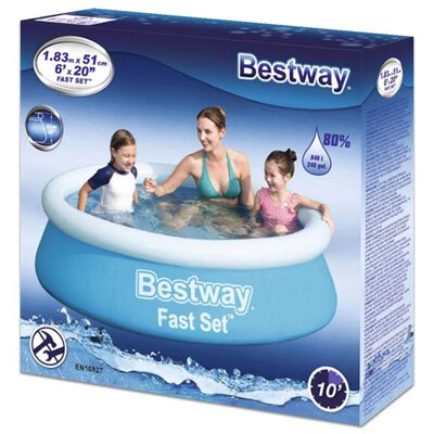 Bestway Fast Set Swimming Pool image number 4