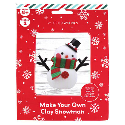 Make Your Own Clay Snowman image number 1