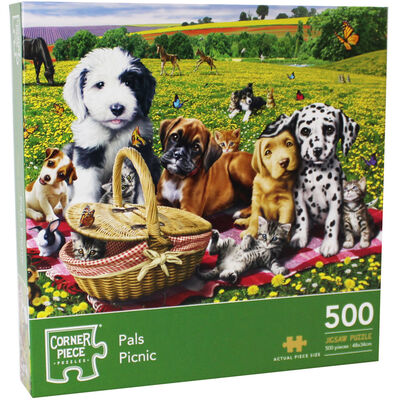 Pals Picnic 500 Piece Jigsaw Puzzle image number 1